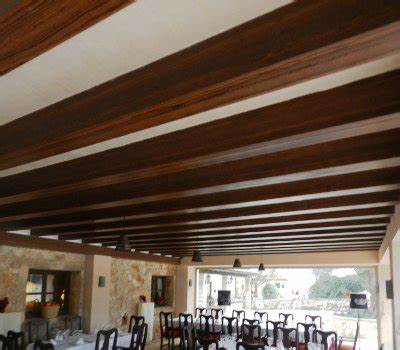 VIGAS IMITACION MADERA DE PLASTICO